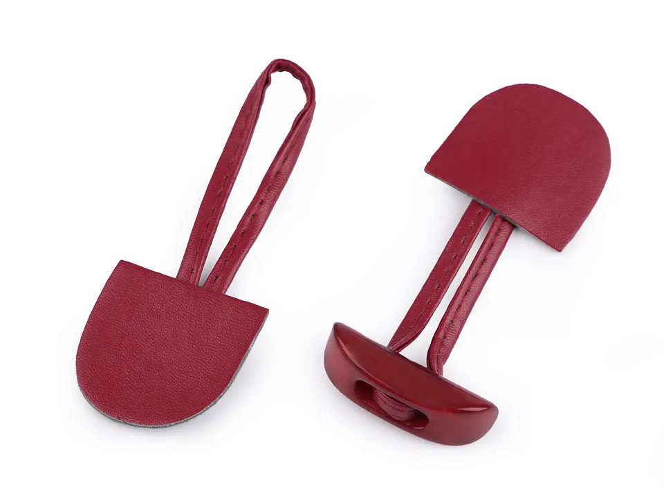 ČERVENÁ * Designové zapínání s knoflíkem