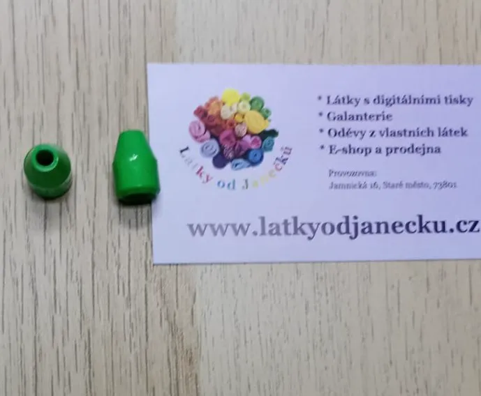 Koncovka plastová / ZELENÁ